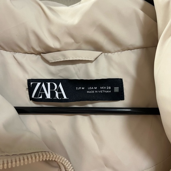 Zara Cream Quilted Vest - Picture 3 of 5